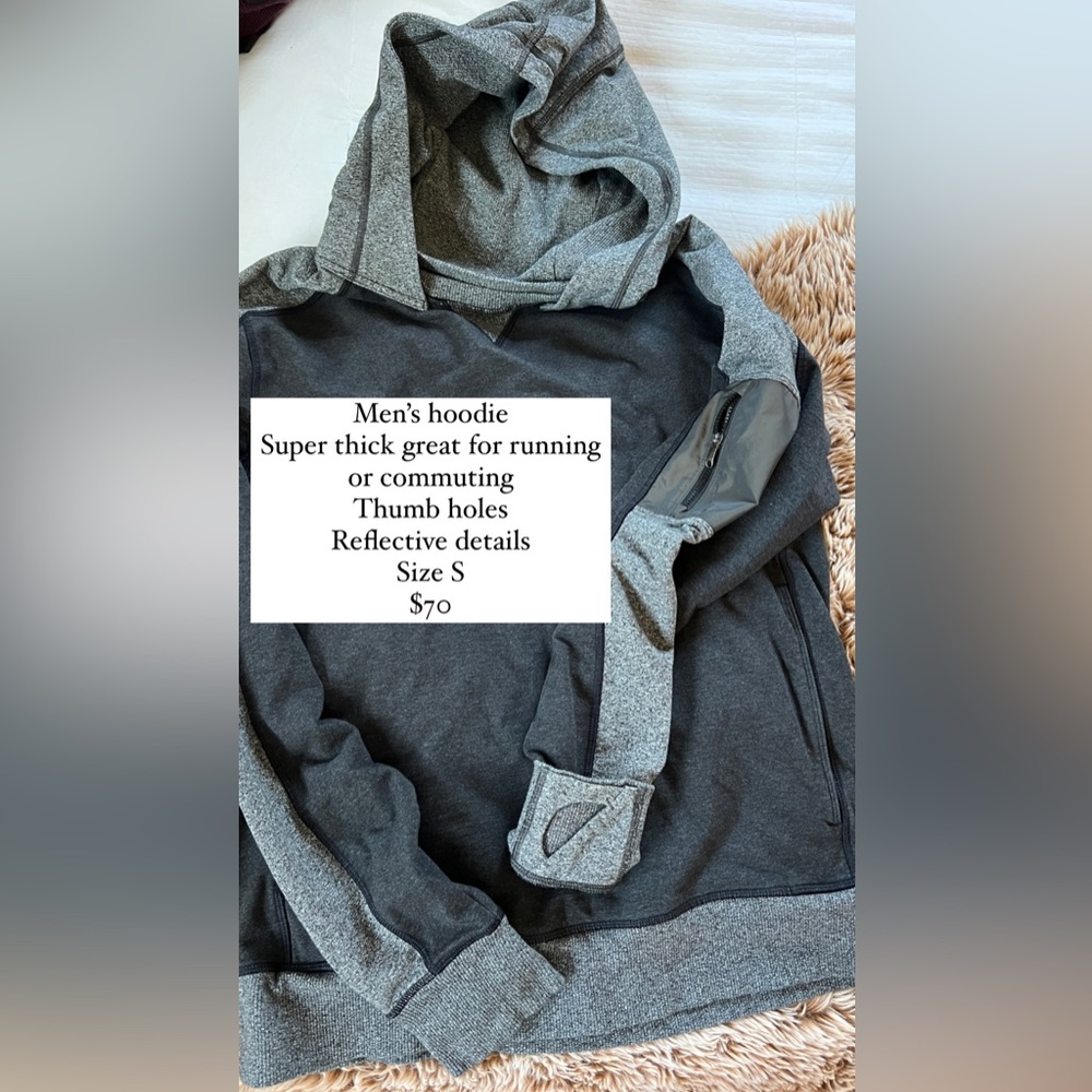 NWOT lululemon Men’s running hoodie
